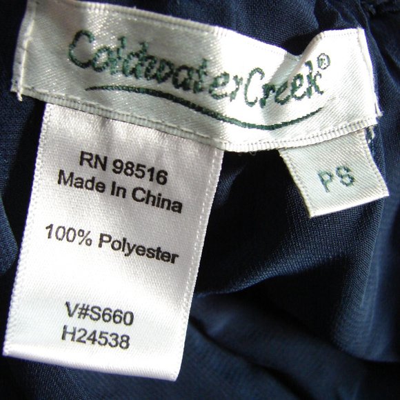 Navy Blue Embroidered Broomstick Layered Skirt PS - Picture 2 of 16